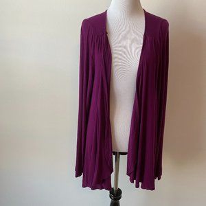 Soft Surroundings Open Front Cardigan Sweater 1X